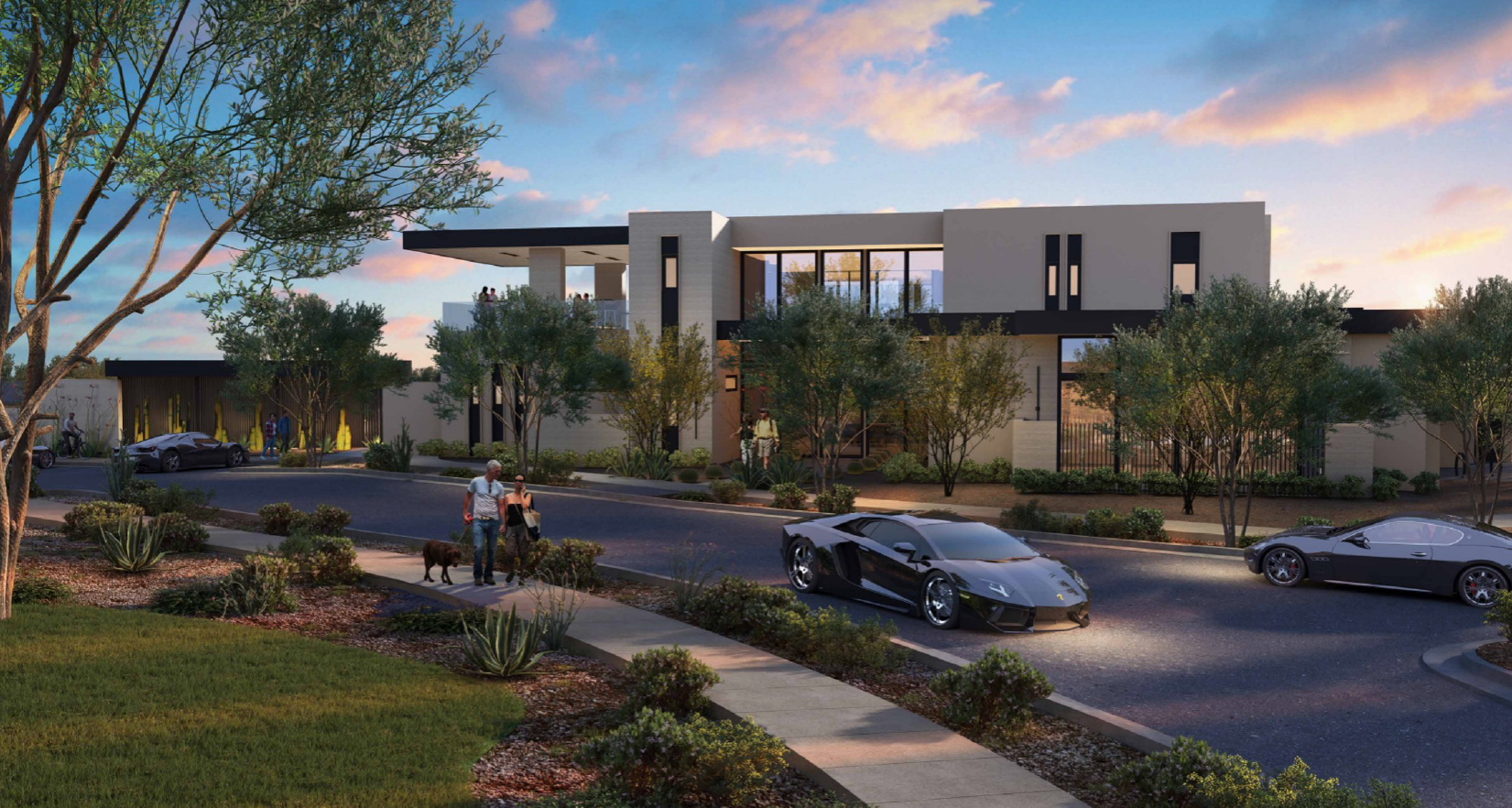 Pario Haven - Modern model house and luxurious cars